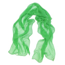 Scarf 180 plain silk chiffon, rolled finish by sophie guyot silks in lyon france