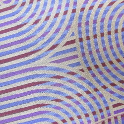 Écharpe format mini tissage jacquard soie laine collection cinétique fabriqué à Lyon France par sophie guyot soieries