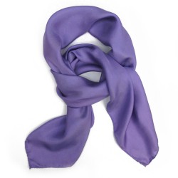 Square 90 plain in silk twill, rolled machine by sophie guyot silks in Lyon