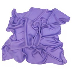 Carré 90 uni twill de soie roulotté fait à lyon en france par sophie guyot soieries