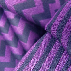 Midi woven scarf silk wool kinetic collection  made in Lyon France sophie guyot silks lyon france