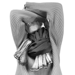 Scarf bouplibou maxi silk twill pleated shibori dyed sophie guyot silks workshop Lyon France