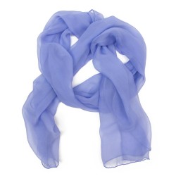 Scarf 180 plain silk chiffon, rolled finish by sophie guyot silks in lyon france