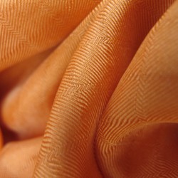 Scarf Coulipli pleated silk twill craftly made in lyon  by sophie guyot silk design