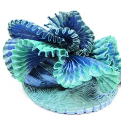 Plicatwill pleated full lenght scarf multicolor in silk twill made by sophie guyot silks in Lyon France