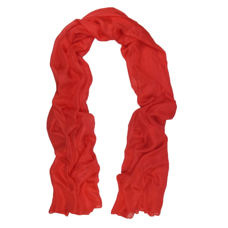 stole 250 plain in fine silk canvas, a sophie guyot silks creation, made in Lyon France