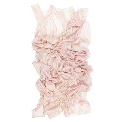 stole 250 plain in fine silk canvas, a sophie guyot silks creation, made in Lyon France