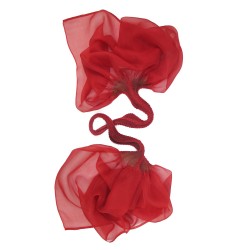 volplivol scarf dyed pleated silk organza made in Lyon France Sophie Guyot créations soieries textiles fashion accessories
