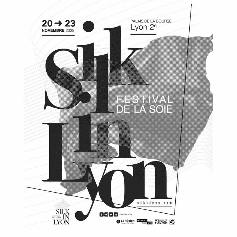From November 20 to 23 2025 we look forward to seeing you at SILK IN LYON - Festival de la soie 2025
