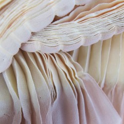 Long pleated scarf in 100% silk crepe de chine multicoloured plicacrepe