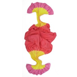 Long Scarf plissenpli pleated silk twill shibori dye sophie guyot silks design Lyon France shop