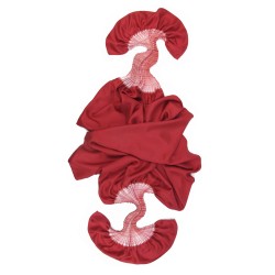 Long scarf plissenpli midi silk twill pleated tie dye shibori made by  sophie guyot silks Lyon France Shop