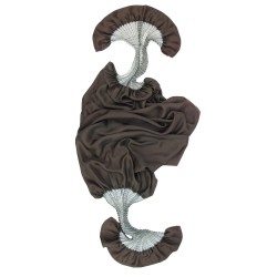 Long scarf plissenpli midi silk twill pleated tie dye shibori made by  sophie guyot silks Lyon France Shop