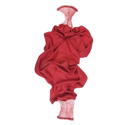 Scarf bouplibou midi silk twill pleated shibori dyed sophie guyot ilks design workshop Lyon France