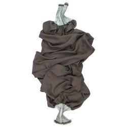 Scarf bouplibou midi silk twill pleated shibori dyed sophie guyot ilks design workshop Lyon France