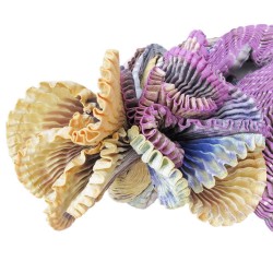 Longue écharpe plissée plicatwill multicolore en twill de soie fabriquée par sophie guyot atelier de soieries Lyon France