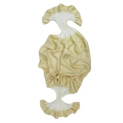 Foulard court plissé minipli twill de soie fabrication sophie guyot soieries Lyon France