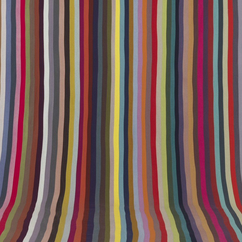 Observatoire du BHV Paris, installation textile 54 couleurs