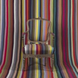 Observatoire du BHV Paris, installation textile 54 couleurs