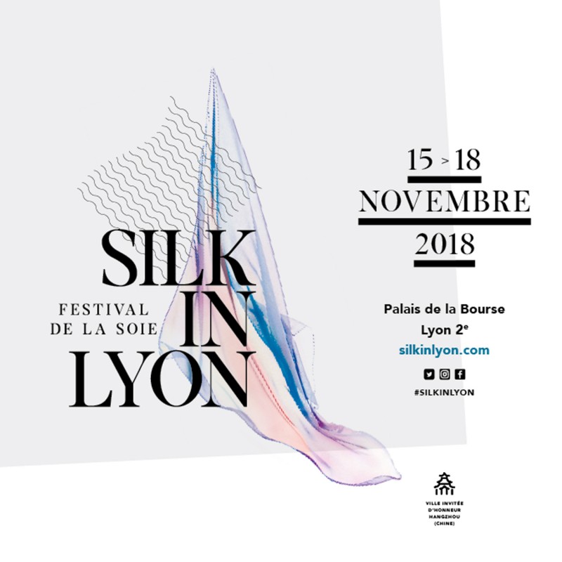 sophie guyot soieries participe à SILK IN LYON festival de la soie 2018