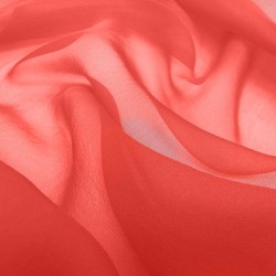 Scarf 180 plain, silk chiffon, rolled finish by sophie guyot silks in lyon france