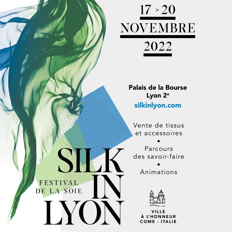 Silk in lyon festival de la soie du 17 au 22 novembre 2022 au palais de la bourse à Lyon